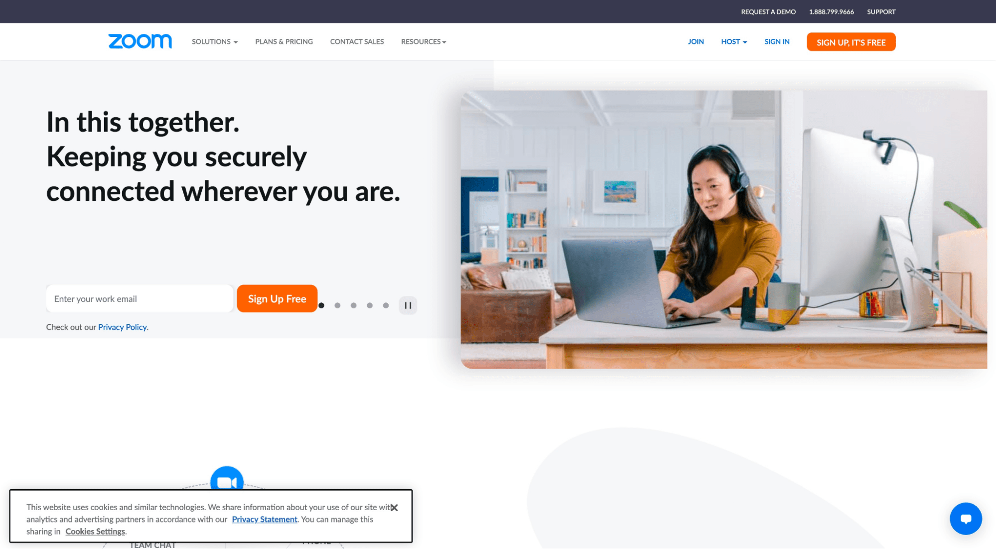 zoom homepage